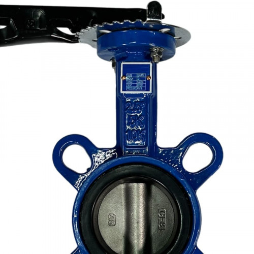 PN16 DN65 Zasuwa motylkowa, korpus żeliwny, tarcza AISI 304, gniazdo EPDM