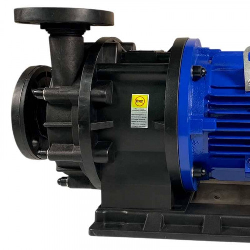 Pompa odporna chemicznie na kwasy, zasady i rozpuszczalniki QHX-E-545SSV-5V38AFGABS-3801, CFRETFE, 4 kW, 380 V