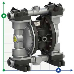PHOENIX P160 ALU HYTREL+PTFE ATEX pompa membranowa pneumatyczna
