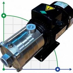 Pozioma pompa wielostopniowa do zasilania kotłów DW(S)5-40/075D, AISI304, 220V/50Hz