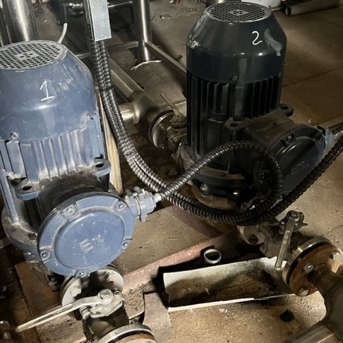 IHG BGLHB pompa ze stali nierdzewnej 65-160 (25/32), 4kW, 2880, Ex dla odpady z gorzelni, zacieru