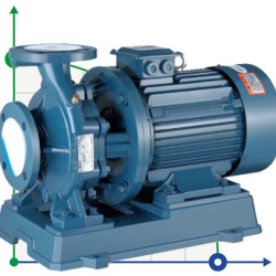 BGW 200-200(I)A (358/10), 18,5kW, 1480 odśrodkowa pompa pozioma