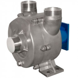 Pompa wirowa do pompowania octu, kwasu octowego LIVERANI MID 80 Inox, 900 l/min, AISI 316, do silnika hydraulicznego