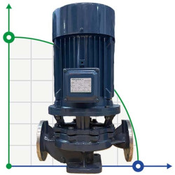 BGLH 125-125, 55, (160/20), 15kW, 2880 pompa ze stali nierdzewnej in-line z tandemowym uszczelnieniem mechanicznym do dżemu, paszczy, syropów