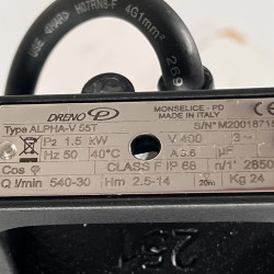 Pompa zanurzeniowa Dreno ALPHA V55 T z wirnikiem wirnika