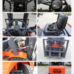 Wózek widłowy FGL20 (benzyna/gaz), 2 tony