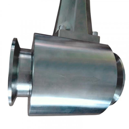 DN80 Wirnikowy przepływomierz (stal nierdzewna) KLUGB-DN80/PN16 AISI 316 107–1650 kg/h 1,6 MPa 121–143°C, 4–20 mA+RS485 sanitarne połączenie typu clam