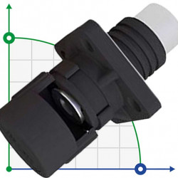 CN06-LSP120A-03-LM, 120A, 1000V DC złącze śrubowe typu nakrętka, czarne