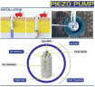 Pompa pneumatyczna zanurzeniowa do studni gazowych FLUIMAC PIEZO PUMP 1, PVDF, 8 l/min
