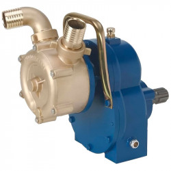 Pompa wirowa z pierścieniem cieczowym do sektora morskiego LIVERANI LALX 40, 120 l/min, brąz, napędzana WOM