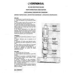 Uchwyt elektrody ETATRON pH/Rx z PVC