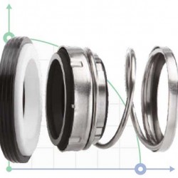 Uszczelnienie pompy wodnej mechaniczne R-560A 18, CAR/SIC, VITON, 304