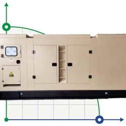 Przemysłowy generator diesla XHYP-1000GF z ATS, silnik Perkins 1500kVA, 1000kW, 380V/50HZ typ zamknięty