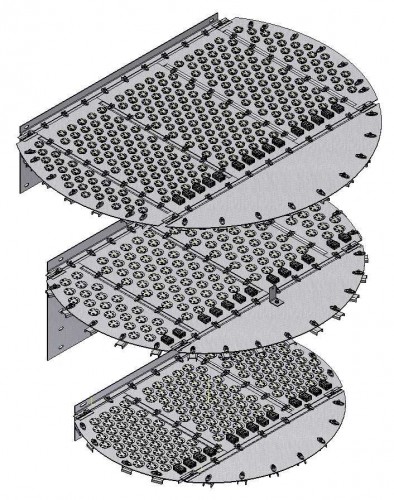 EDV® ADV® 1200 mm płyta zaworu AISI 304 dla zakładów bioetanolu, alkoholu