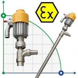 Pompa beczkowa BTS-HD-EX2-V + SS304-HP-1000mm