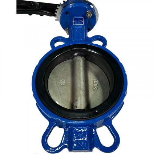 PN16 DN125 Zasuwa motylkowa, korpus żeliwny, tarcza AISI 304, gniazdo EPDM