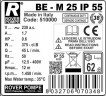 BE-M 25 IP55 pompa pierścieniowa cieczy