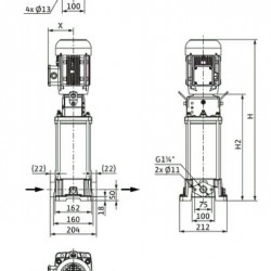 WILO HELIX FIRST V602-5/16/E/S/400-50 pompa wielostopniowa