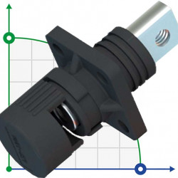 CN08-LSP200A-03-M, 200A, 1500V DC złącze śrubowe, otwór gwintowany, czarne