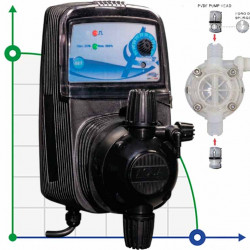 Pompa dozująca PDE HC151+ CST M70 240V PVDF-CE-VT, 1,8-14 l/h, 20-1 bar