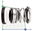 Uszczelnienie mechaniczne do pomp R-156 13, CAR/CER, EPDM, 304