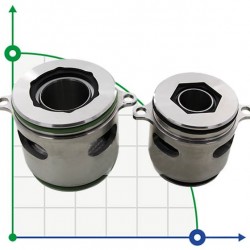 Uszczelnienie pompy Grundfos R-706K 32, SIC/SIC/SIC/SIC, VITON, 304