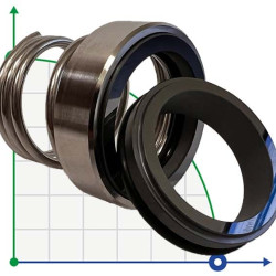 Uszczelnienie pompy R-BT-RN 24, SS/CAR, VITON, 304, T8RN