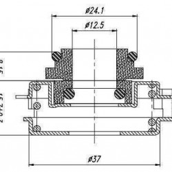 Uszczelnienie pompy Grundfos CM, CME and Boosters R-706D 12, CAR/SIC, EPDM, 304