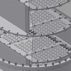 EDV® (ADV®) 1600 mm płyta zaworu kolumny do rektyfikacji alkoholu