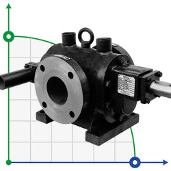 Pompa zębata JKRN 600 6 cali, 125 m3/h, stal nierdzewna SS
