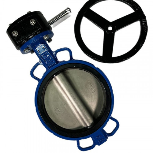 PN16 DN200 Zasuwa motylkowa, korpus żeliwny, tarcza AISI 304, gniazdo EPDM