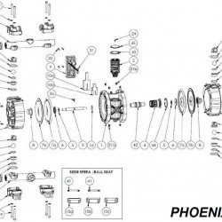Kratka tłumika, PP+VTR, PHOENIX P65, P100, P101, P160, P250