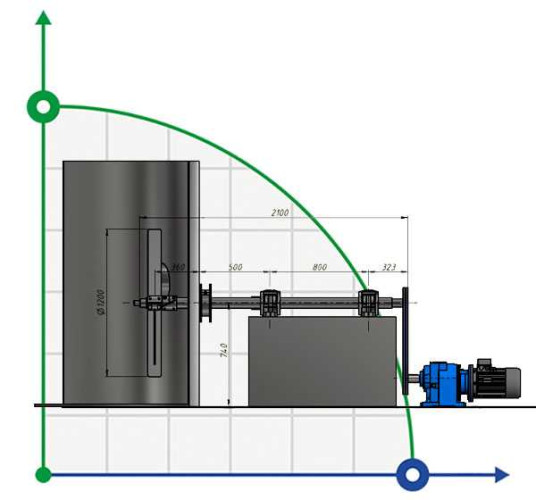 Łopatka mieszadła pozioma MH 1202056