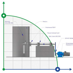 Łopatka mieszadła pozioma MH 1202056