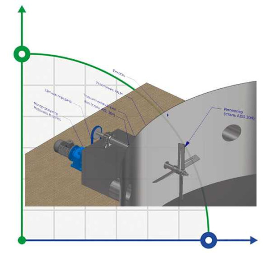 Łopatka mieszadła pozioma MH 1202056