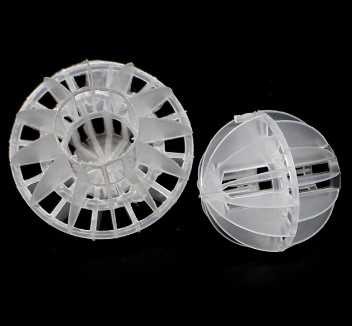 Wydrążone kule wieloaspektowy, PP, 38 mm, Polyhedra Hollow Ball