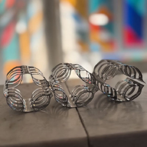 Metal nierdzewny Pierścień Mella VSP-50-M, 316 Ti, VFF