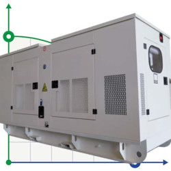 Przemysłowy generator diesla XHYP-1600GF z ATS, silnik Perkins 2000kVA, 1600kW, 380V/50HZ typ zamknięty