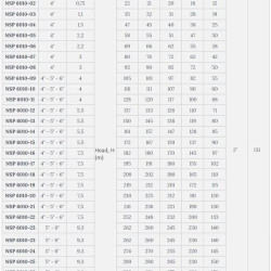 Pompa głębinowa 6 cali Watermot NSP 6010/20, 7,5kW, 380V