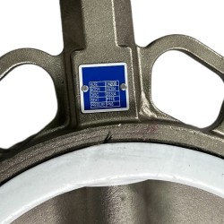 PN6 DN200 Przepustnica, korpus i tarcza AISI 304, PTFE, pneumatyczna dwustronnego działania Ex, ustawnik pozycyjny 4-20MA