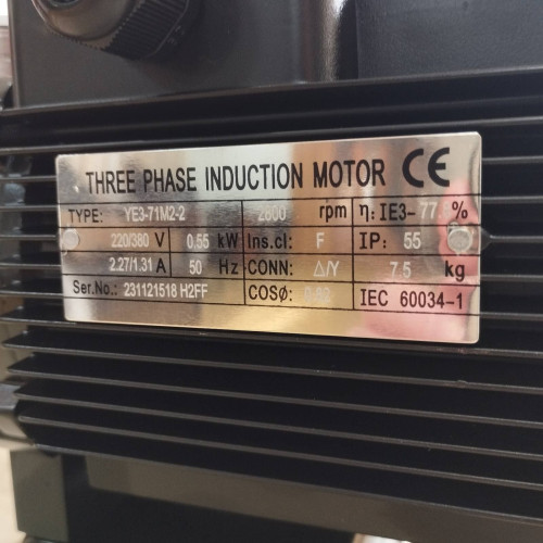 Wielostopniowa pompa do gorącej wody DW(S)5-30/055, AISI304, 380V/50Hz pozioma