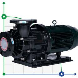 MP-HX-653 CFRPP kwasoodporna pompa z napędem magnetycznym, 600 l/min, 20 m, 380 V-TOSHIBA