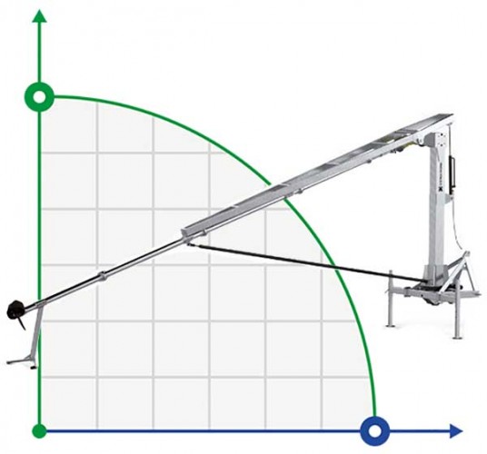 Veneroni MFR 2/540, 8m mieszarka ciągnikowa z hydraulicznym obrotem kolumny