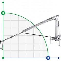 Veneroni MFR 2/540, 8m mieszarka ciągnikowa z hydraulicznym obrotem kolumny