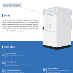 ESS ECO E100WX chłodzony powietrzem uniwersalny magazyn energii LiFePO4 z chłodzeniem powietrzem