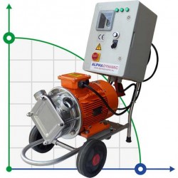 Pompa wirowa AlphaDynamic AD40. 1/04/TR/DRP 2,2 kW z przetwornicą częstotliwości, na wózku, z ochroną przed suchobiegiem
