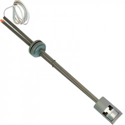 Zanurzeniowy czujnik poziomu chemikaliów do instalacji w pojemnikach, kanistrach, kabel 2 m, bez wtyczki (100 cm)