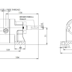 Pompa zębata ze stali nierdzewnej Kupar KHP 1/2 in-C, AISI 316, 0,19-0,5 m3/h