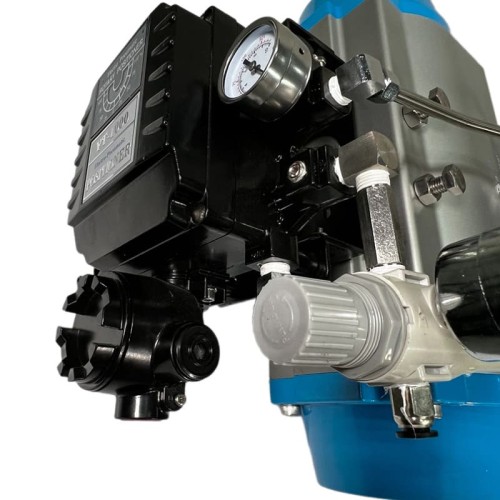 PN6 DN250 Zawór Motylkowy, korpus i tarcza AISI 304, PTFE, pneumatyczna dwustronnego działania Ex, ustawnik pozycyjny 4-20MA