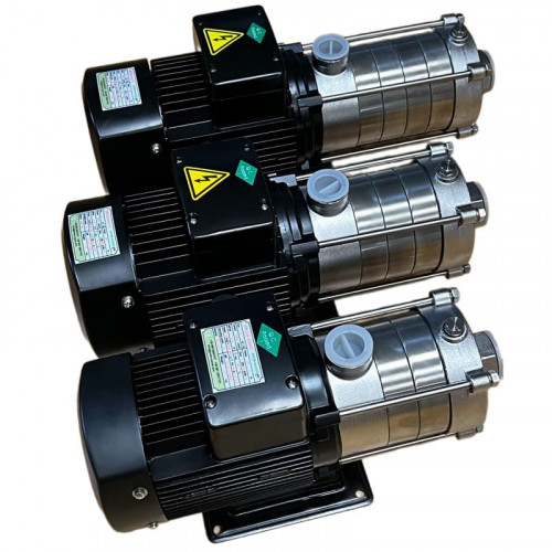 Pozioma wielostopniowa pompa zasilająca kocioł DW(S)5-40/075, AISI304, 380V/50Hz